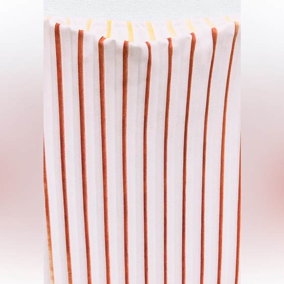 Zara Pleated Halter Dress Size Large NWT - Picture 8 of 12